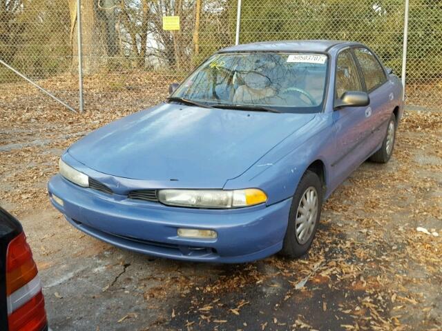 4A3AJ46G2TE336590 - 1996 MITSUBISHI GALANT S BLUE photo 2