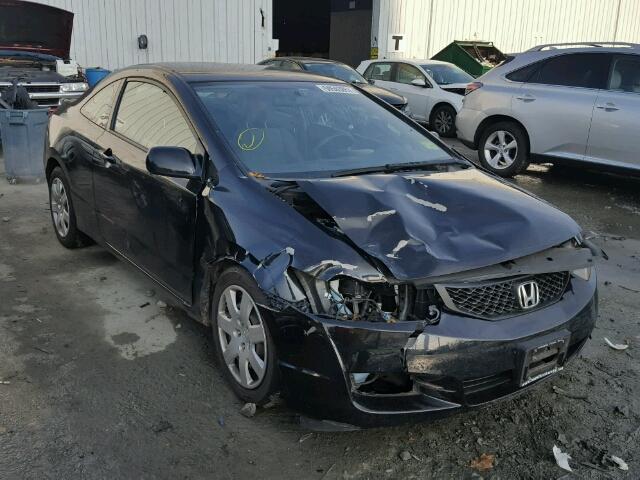 2HGFG12659H541696 - 2009 HONDA CIVIC LX BLACK photo 1