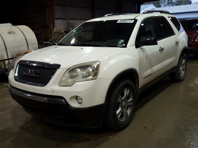 1GKER13777J143241 - 2007 GMC ACADIA SLE WHITE photo 2