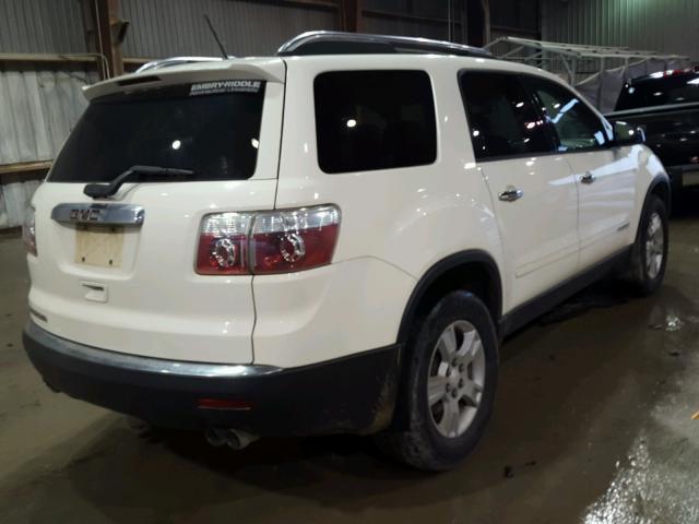 1GKER13777J143241 - 2007 GMC ACADIA SLE WHITE photo 4