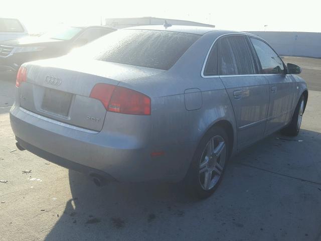 WAUAF78E47A107338 - 2007 AUDI A4 2 GRAY photo 4