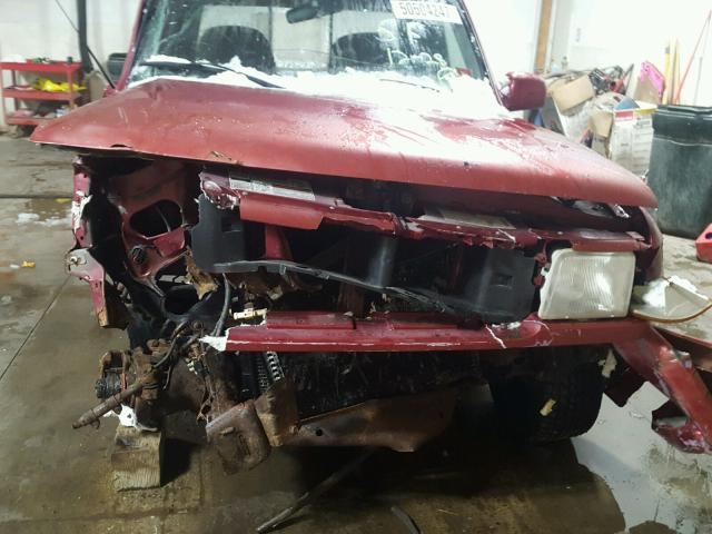 1FTCR15X2SPA47412 - 1995 FORD RANGER SUP RED photo 9