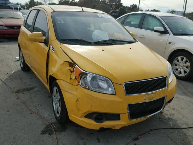 KL1TD6DE3BB150516 - 2011 CHEVROLET AVEO LS YELLOW photo 1