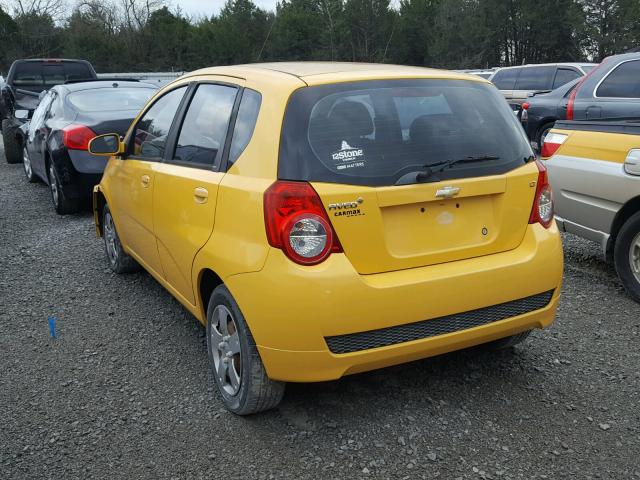 KL1TD6DE3BB150516 - 2011 CHEVROLET AVEO LS YELLOW photo 3