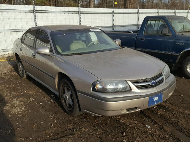 2G1WF52K639227345 - 2003 CHEVROLET IMPALA TAN photo 1