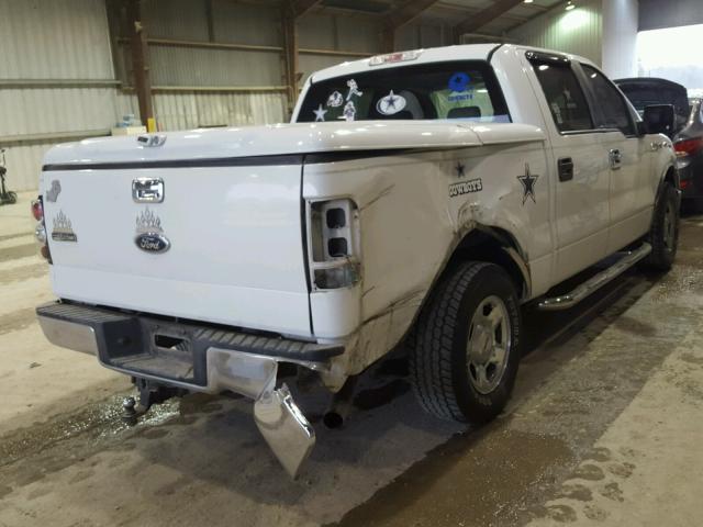 1FTRW12W85FA30087 - 2005 FORD F150 SUPER WHITE photo 4