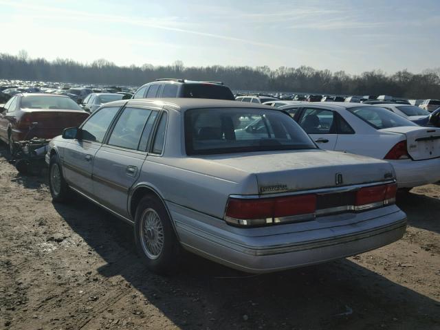 1LNLM9740PY619221 - 1993 LINCOLN CONTINENTA BLUE photo 3