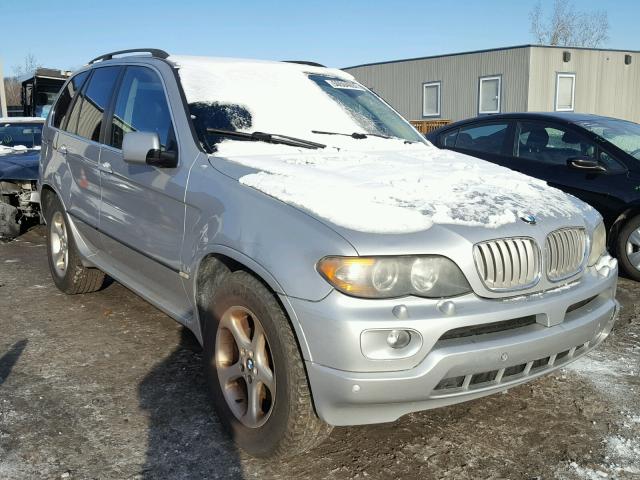 5UXFB53595LV15575 - 2005 BMW X5 4.4I SILVER photo 1