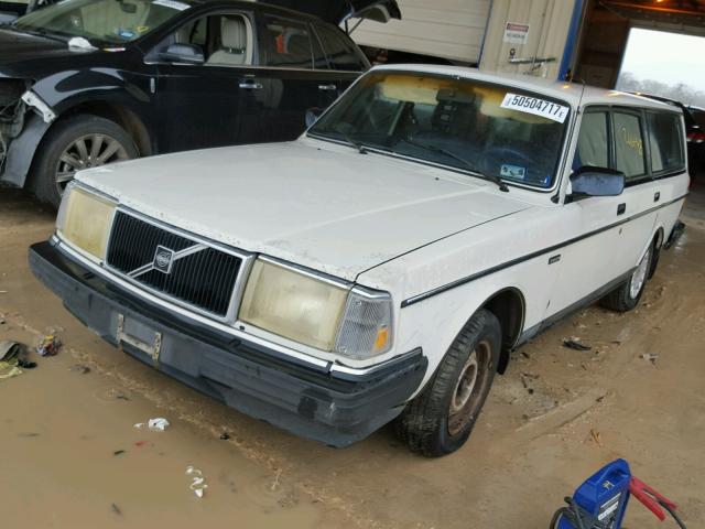 YV1AX8852H1761451 - 1987 VOLVO 245 DL WHITE photo 2