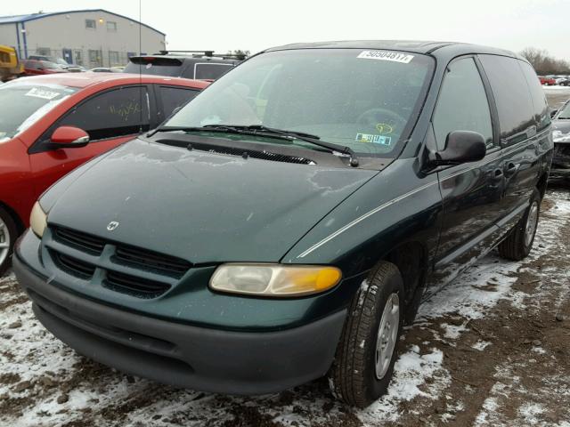 2B4FP2530WR730586 - 1998 DODGE CARAVAN GREEN photo 2