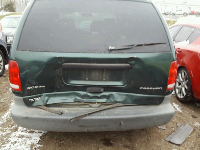 2B4FP2530WR730586 - 1998 DODGE CARAVAN GREEN photo 9