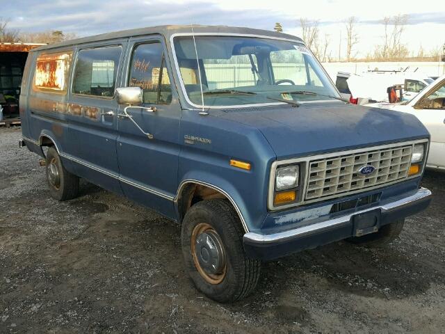 1FBJS31YXJHB41640 - 1988 FORD ECONOLINE BLUE photo 1