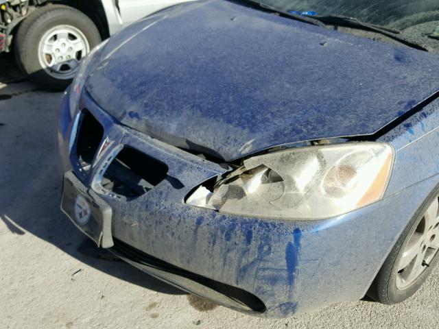 1G2ZH558664200009 - 2006 PONTIAC G6 GT BLUE photo 9