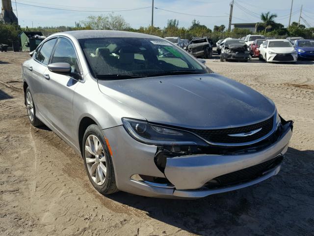 1C3CCCCB8FN610196 - 2015 CHRYSLER 200 C SILVER photo 1