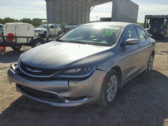 1C3CCCCB8FN610196 - 2015 CHRYSLER 200 C SILVER photo 2