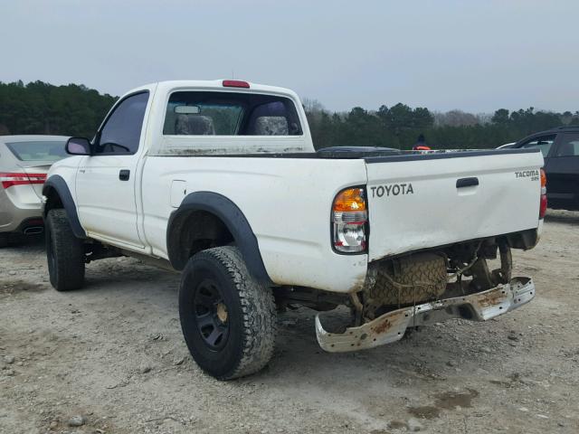 5TEPM62N94Z423339 - 2004 TOYOTA TACOMA WHITE photo 3