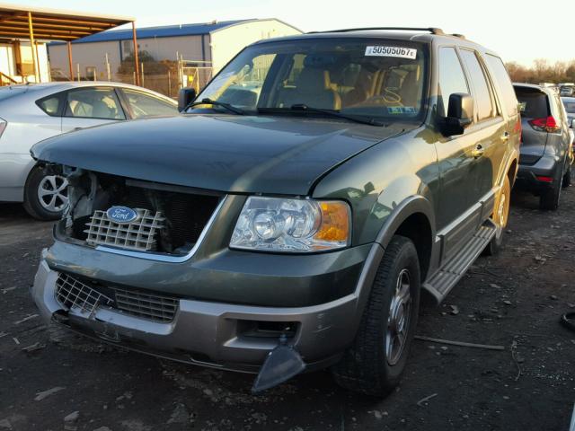 1FMFU17L94LB14082 - 2004 FORD EXPEDITION GREEN photo 2