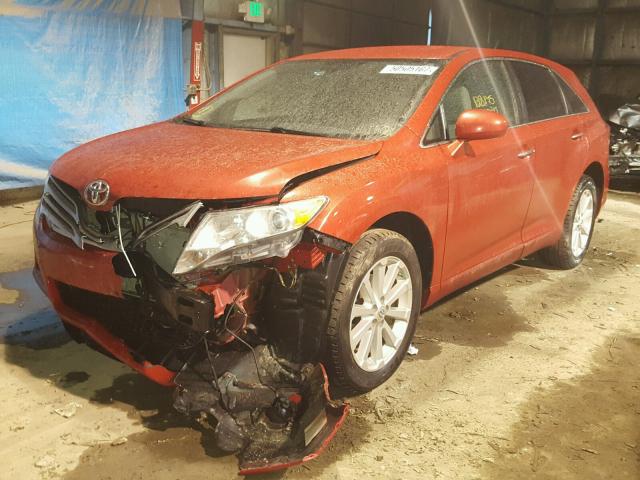 4T3BA3BB3AU010296 - 2010 TOYOTA VENZA BASE RED photo 2