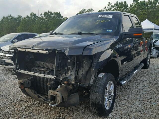 1FTFW1ET5EFB28997 - 2014 FORD F150 SUPER BLACK photo 2