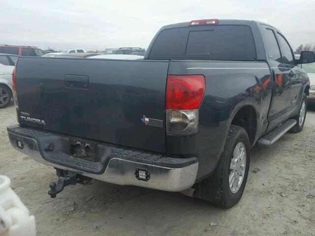 5TBRT54177S453000 - 2007 TOYOTA TUNDRA DOU GREEN photo 4