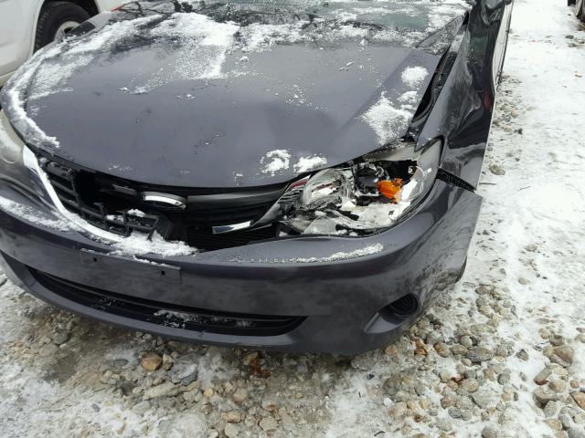 JF1GH61628H828518 - 2008 SUBARU IMPREZA 2. GRAY photo 9