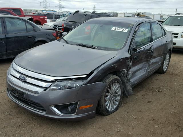 3FADP0L34BR116359 - 2011 FORD FUSION HYB GRAY photo 2