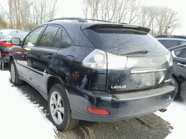 JTJHW31UX60032366 - 2006 LEXUS RX 400 BLACK photo 3