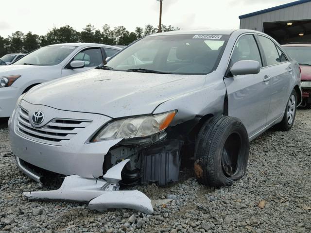 4T1BE46K17U707598 - 2007 TOYOTA CAMRY NEW SILVER photo 2