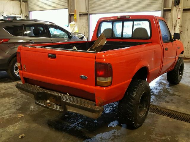 1FTCR10A3RUA07175 - 1994 FORD RANGER RED photo 4
