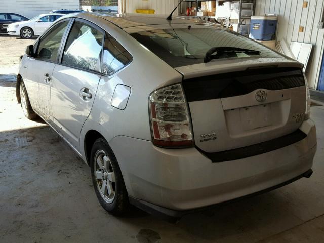 JTDKB20U663154639 - 2006 TOYOTA PRIUS SILVER photo 3