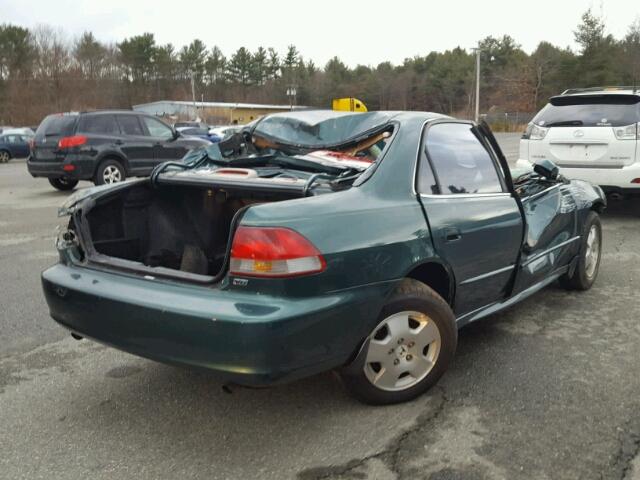 1HGCG16582A047714 - 2002 HONDA ACCORD EX GREEN photo 4