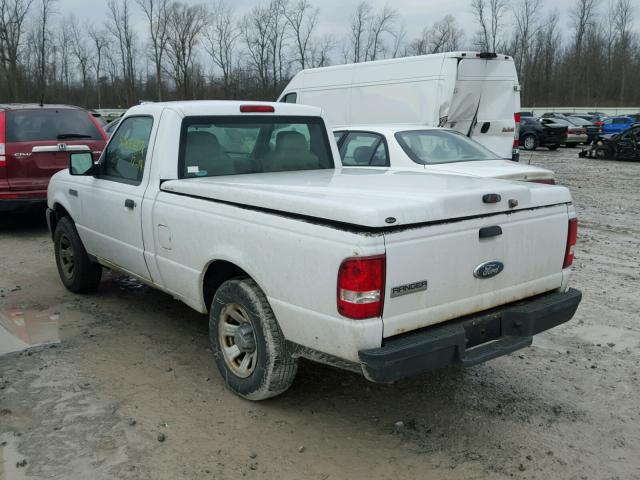 1FTYR10D47PA56056 - 2007 FORD RANGER WHITE photo 3