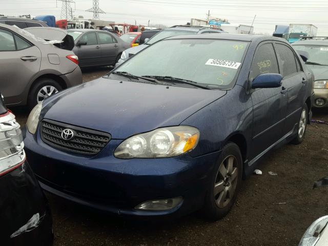 2T1BR32E17C744487 - 2007 TOYOTA COROLLA CE BLUE photo 2