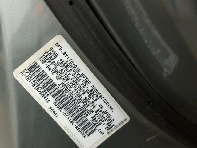 4T1BF18B2WU278009 - 1998 TOYOTA AVALON XL GRAY photo 10