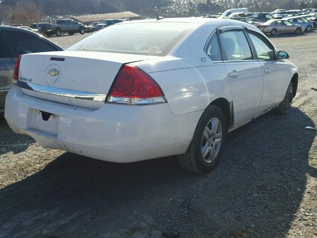 2G1WB57NX91114987 - 2009 CHEVROLET IMPALA LS WHITE photo 4