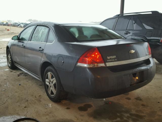 2G1WA5EK6A1118647 - 2010 CHEVROLET IMPALA LS GRAY photo 3