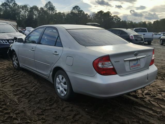 4T1BE32K63U143389 - 2003 TOYOTA CAMRY LE SILVER photo 3