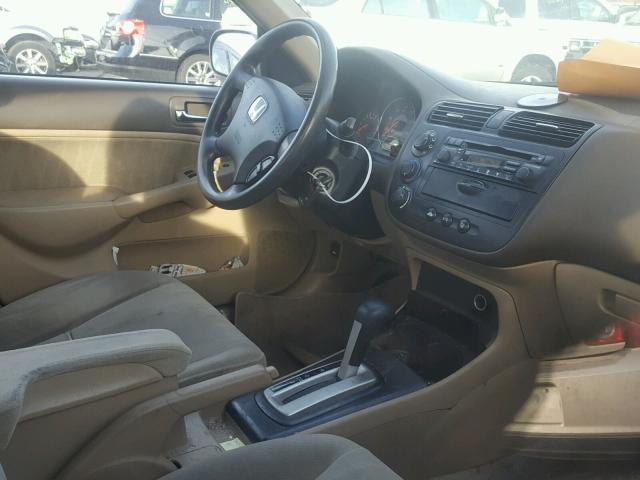 1HGES26774L012409 - 2004 HONDA CIVIC EX 棕色 照片 5