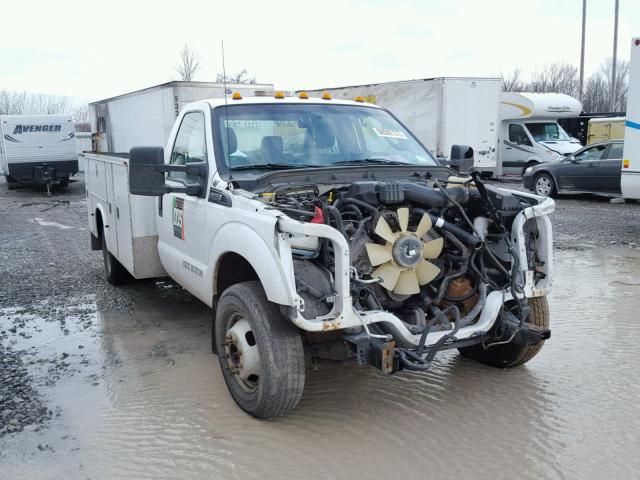 1FDRF3G67EEA11441 - 2014 FORD F350 SUPER WHITE photo 1