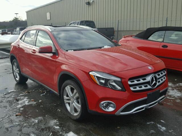 WDCTG4GB9JJ371137 - 2018 MERCEDES-BENZ GLA 250 4M RED photo 1