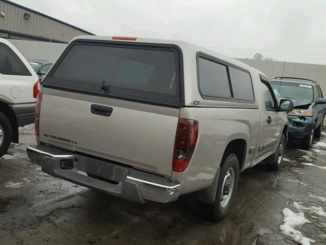 1GCCS149778107032 - 2007 CHEVROLET COLORADO BEIGE photo 4