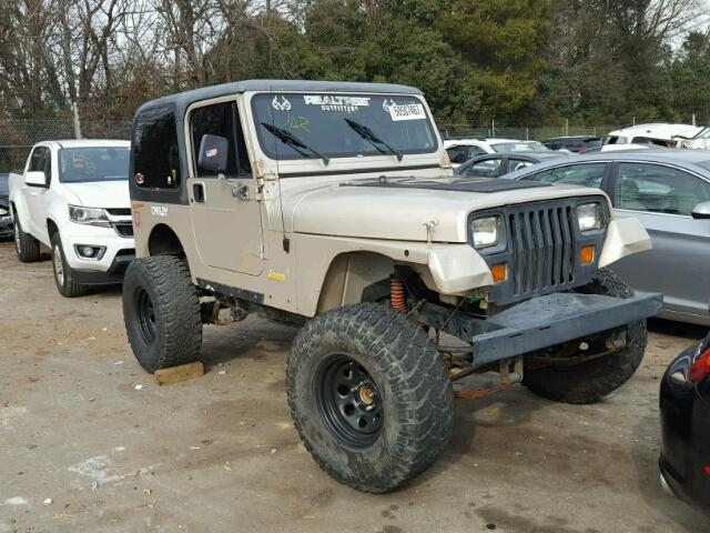 1J4FY19P7SP261378 - 1995 JEEP WRANGLER / BEIGE photo 1