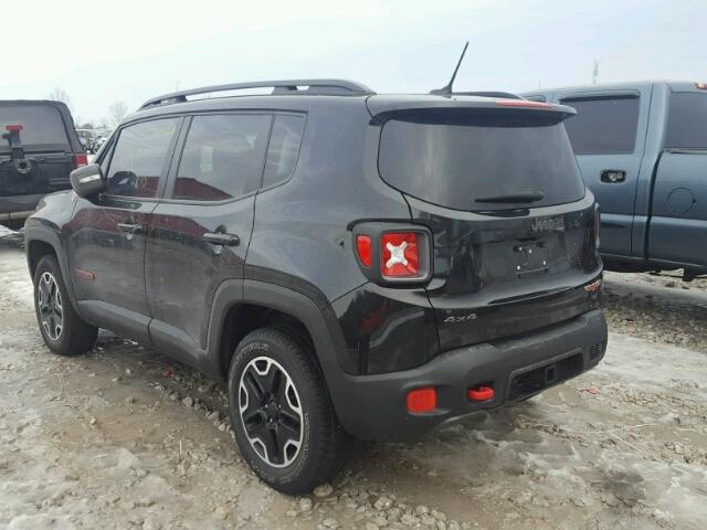 ZACCJBCT8GPC92898 - 2016 JEEP RENEGADE T BLACK photo 3