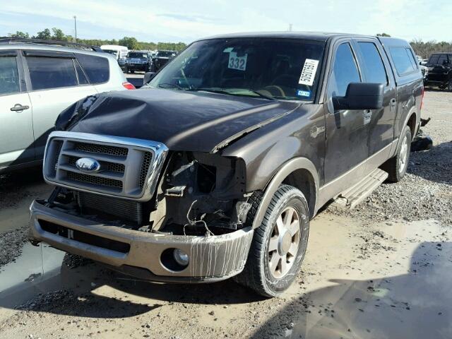 1FTPW12V16KC52977 - 2006 FORD F150 SUPER BROWN photo 2