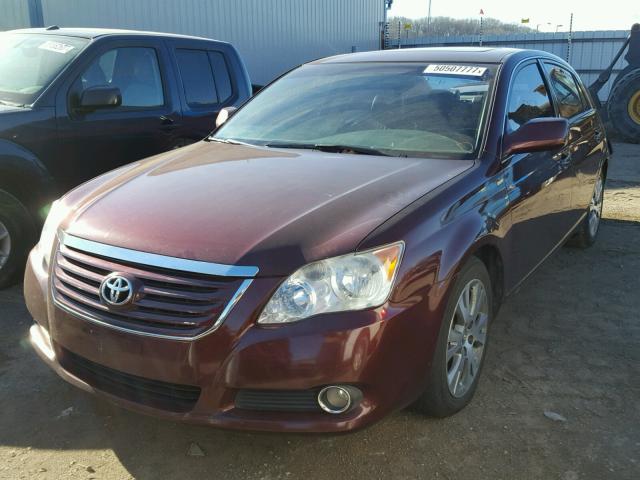 4T1BK36B98U320687 - 2008 TOYOTA AVALON XL BURGUNDY photo 2