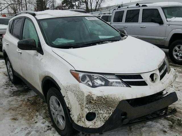 2T3ZFREV2EW086199 - 2014 TOYOTA RAV4 LE WHITE photo 1