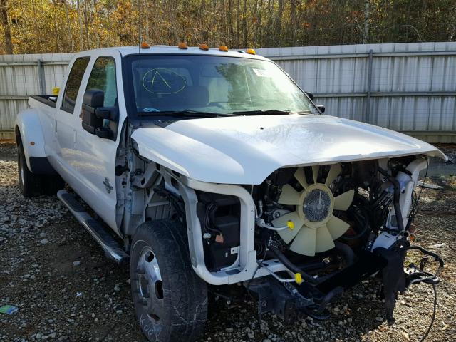 1FT8W3DT6GEA25215 - 2016 FORD F350 SUPER WHITE photo 1