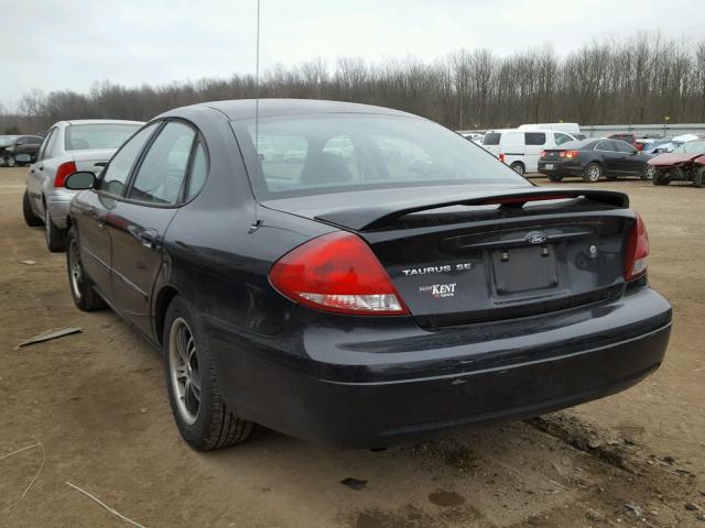 1FAFP53204G179241 - 2004 FORD TAURUS SE BLACK photo 3