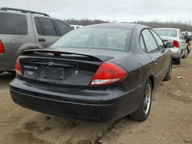 1FAFP53204G179241 - 2004 FORD TAURUS SE BLACK photo 4