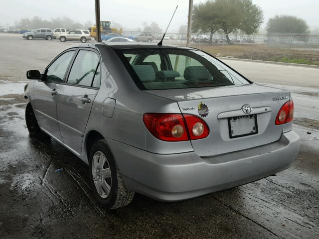 2T1BR32EX8C899752 - 2008 TOYOTA COROLLA CE GRAY photo 3